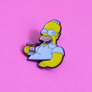Homer Simpson enamel pin